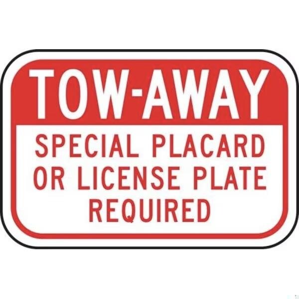 Accuform SUPPLEMENTAL SIGNS 8 in x 12 in ENGINEER FRA240RA - main